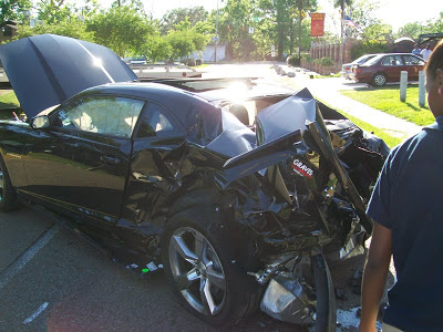 2010 Camaro SS Crash - Carscoop