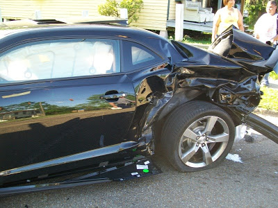 2010 Camaro SS Crash - Carscoop