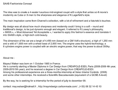 Saab Fashionista Project - Carscoop 