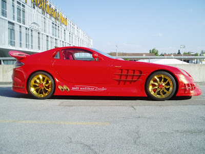 Mercedes SLR McLaren Red Gold Dream - Carscoop 