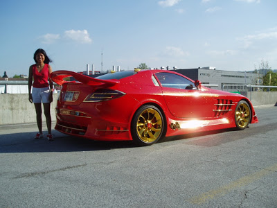 Mercedes SLR McLaren Red Gold Dream - Carscoop 