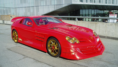 Mercedes SLR McLaren Red Gold Dream - Carscoop 