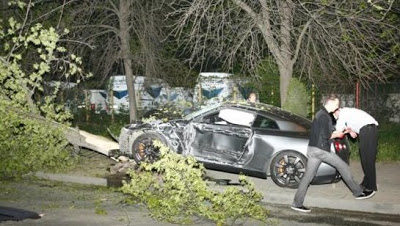 Nissan GT-R Crash Accident  - Carscoop