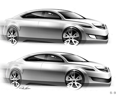 2010 Mazda3 Sedan Design Proposals