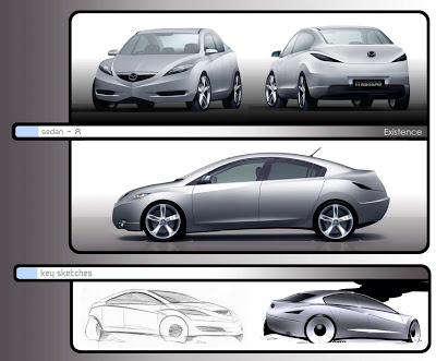 2010 Mazda3 Sedan Design Proposals