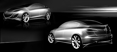 2010 Mazda3 Sedan Design Proposals