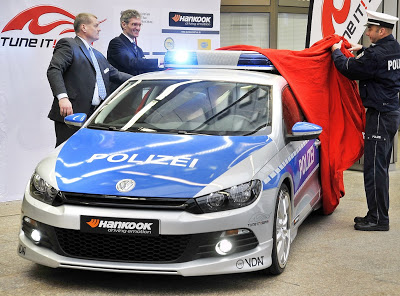 VW Scirocco Police Car