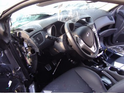 Hyundai Genesis Coupe Accident Korea 