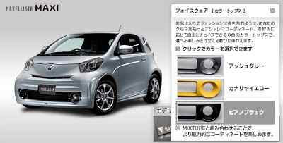 Toyota iq Modellista Tuning Package