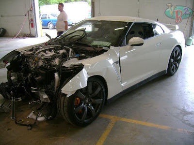 Nissan GT-R 2009 Accident For Sale 