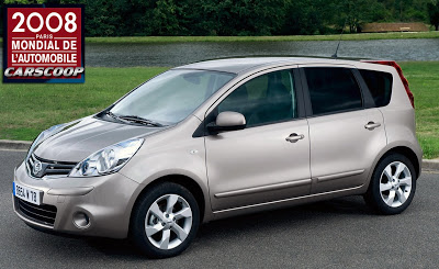 Nissan Note Facelift 2009 Paris Show