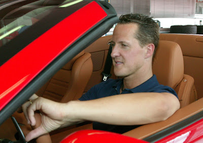 Michael Schumacher Driving
