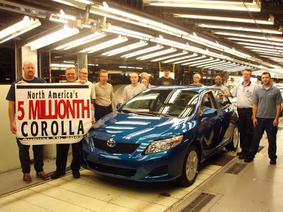 5 Millionth Toyota Corolla U.S.