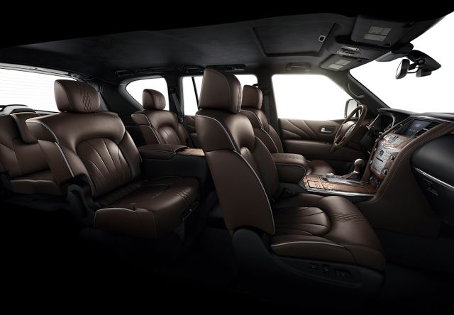 2015 Infiniti QX80 interior