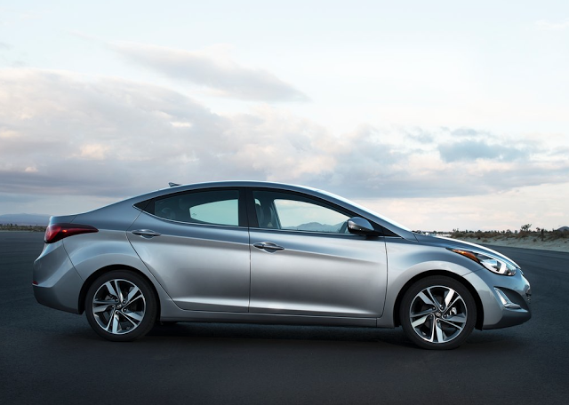 2015 Hyundai Elantra silver sedan