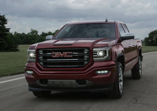 2016 GMC Sierra red