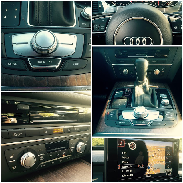 2016 Audi A6 interior collage