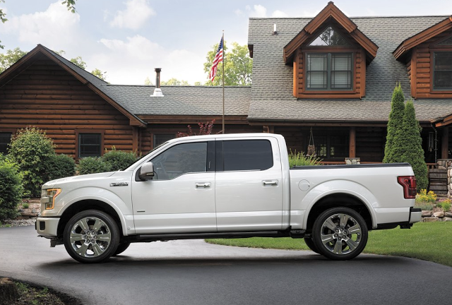 2015 Ford F-150 crew cab limited white