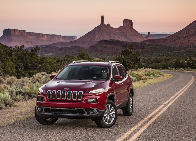 2014 Jeep Cherokee red