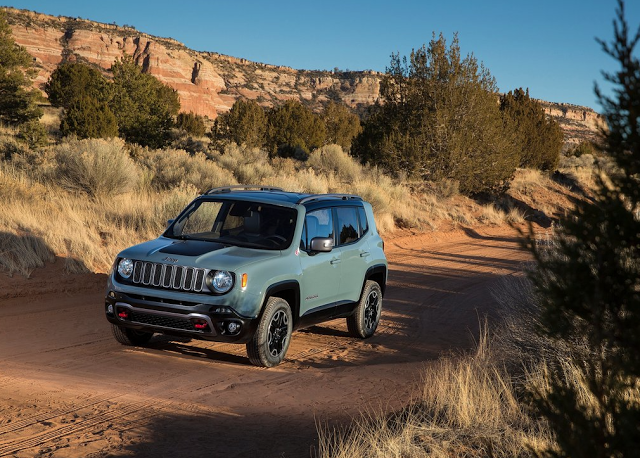 2015 Jeep Renegade blue green