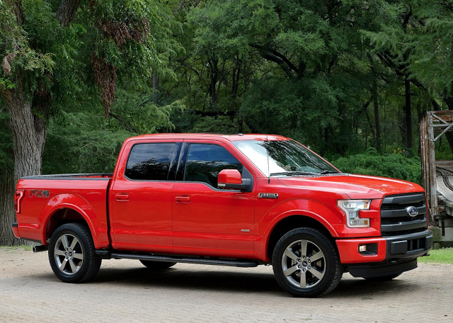 2015 Ford F150 SuperCrew FX4 red