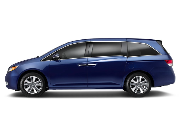 2015 Honda Odyssey Touring Elite blue