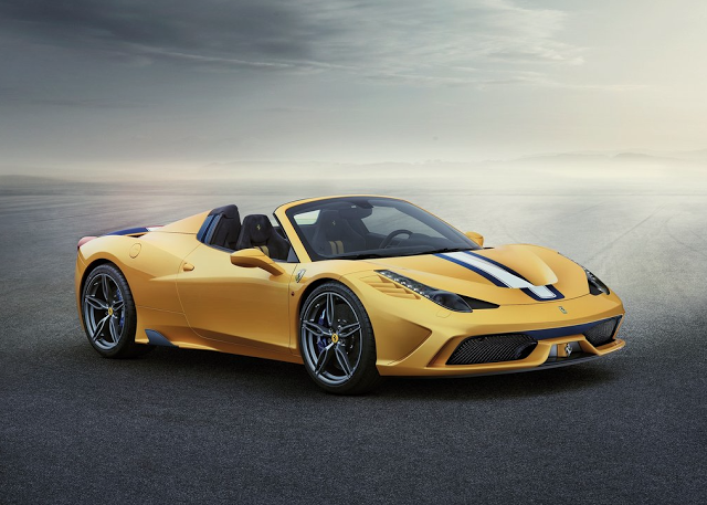 2015 Ferrari 458 Speciale A yellow