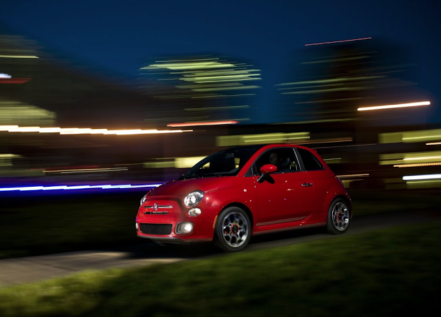 2012 Fiat 500 Sport red