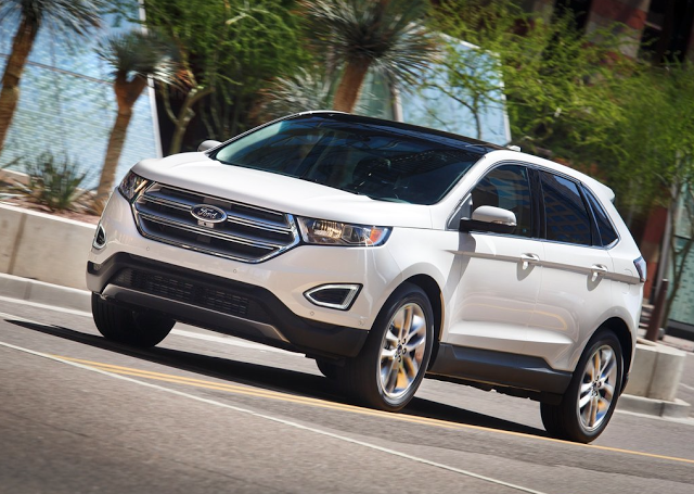 2015 Ford Edge white