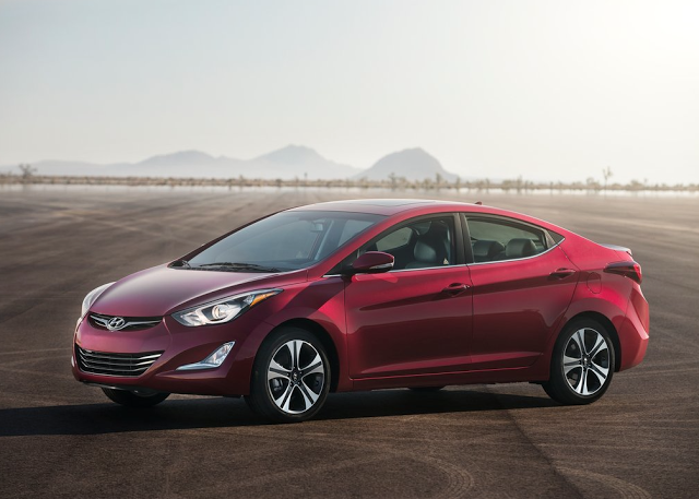 2014 Hyundai Elantra sedan red