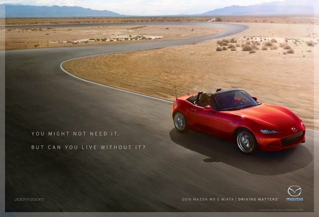 2016 Mazda MX-5 Driving Matters advertisement