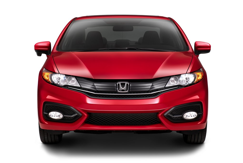 2014 Honda Civic front end coupe red