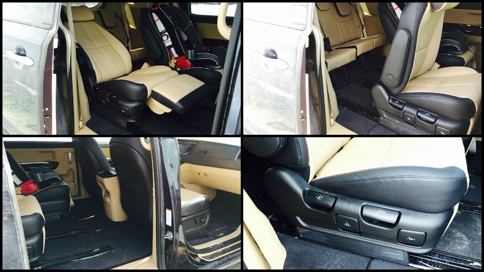 2015 Kia Sedona SXL second row seats