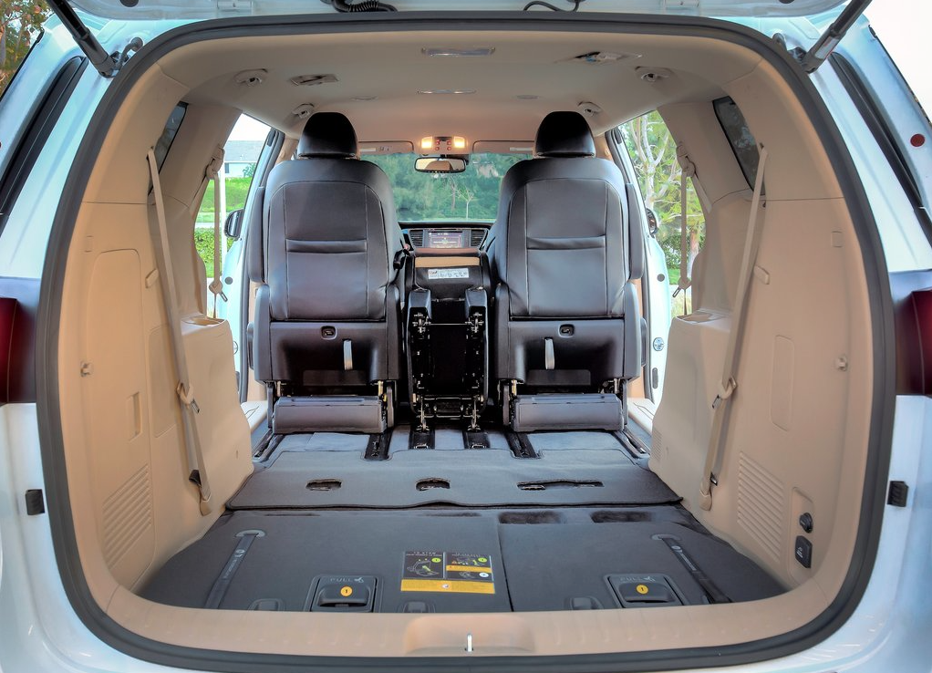 2015 Kia Sedona cargo area