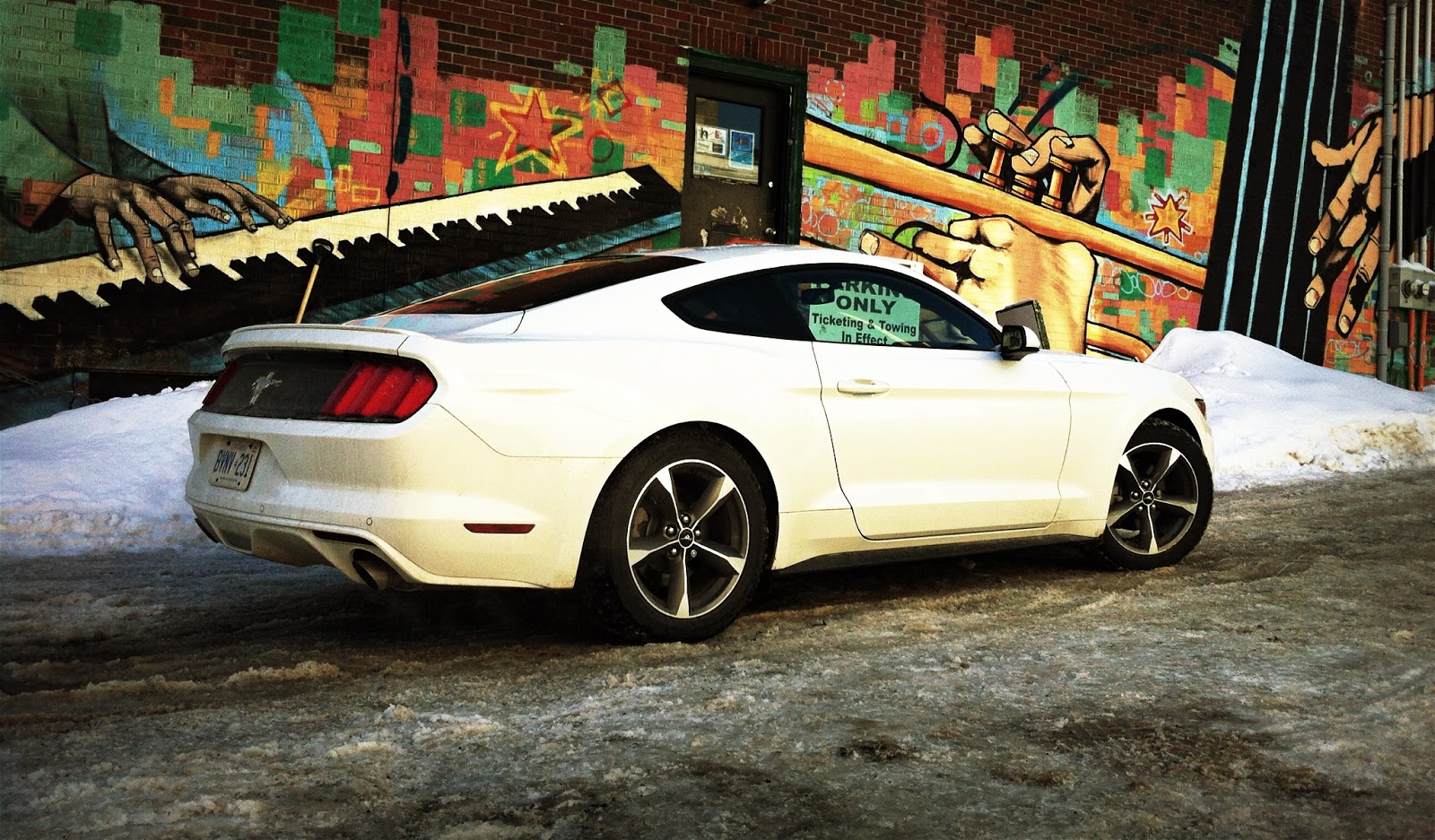 2015 Ford Mustang V6 oxford white