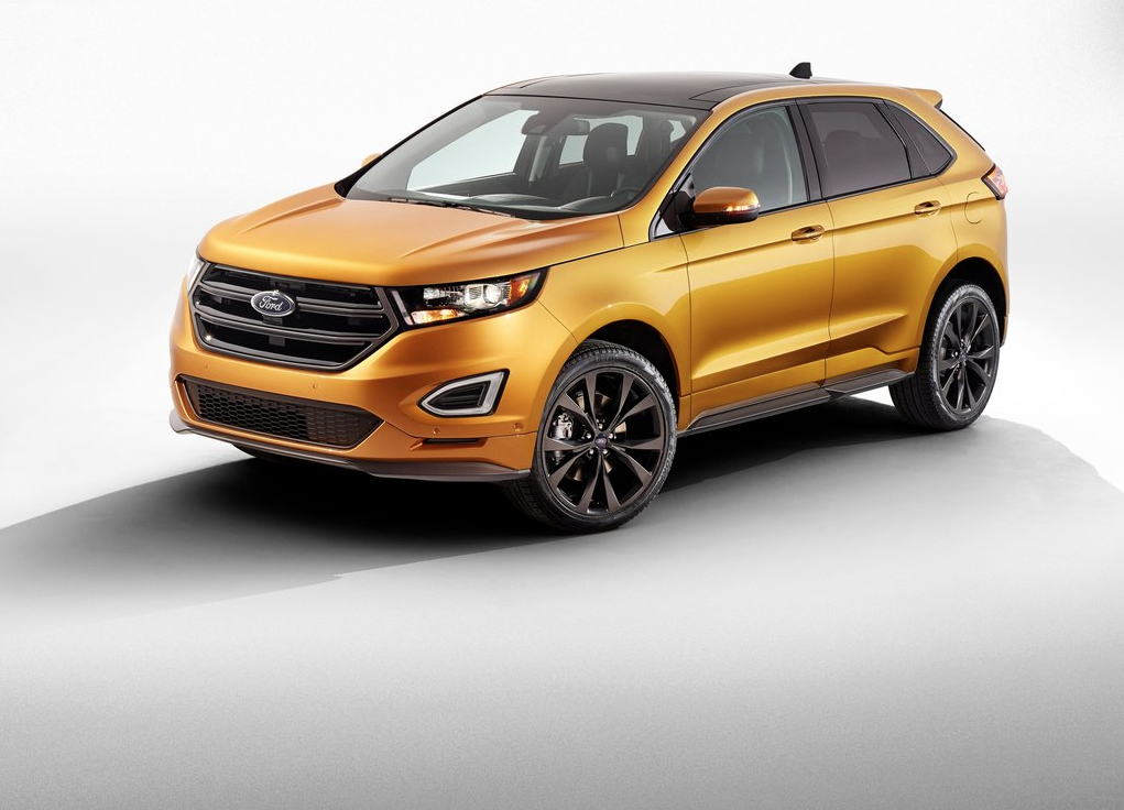 2015 Ford Edge yellow