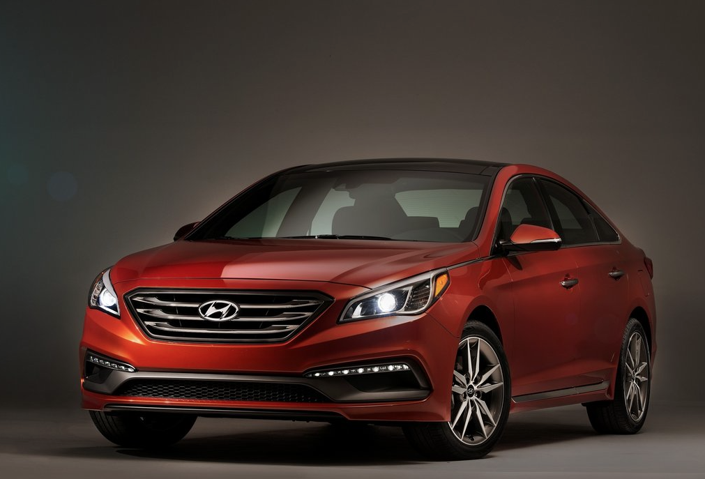 2015 Hyundai Sonata orange