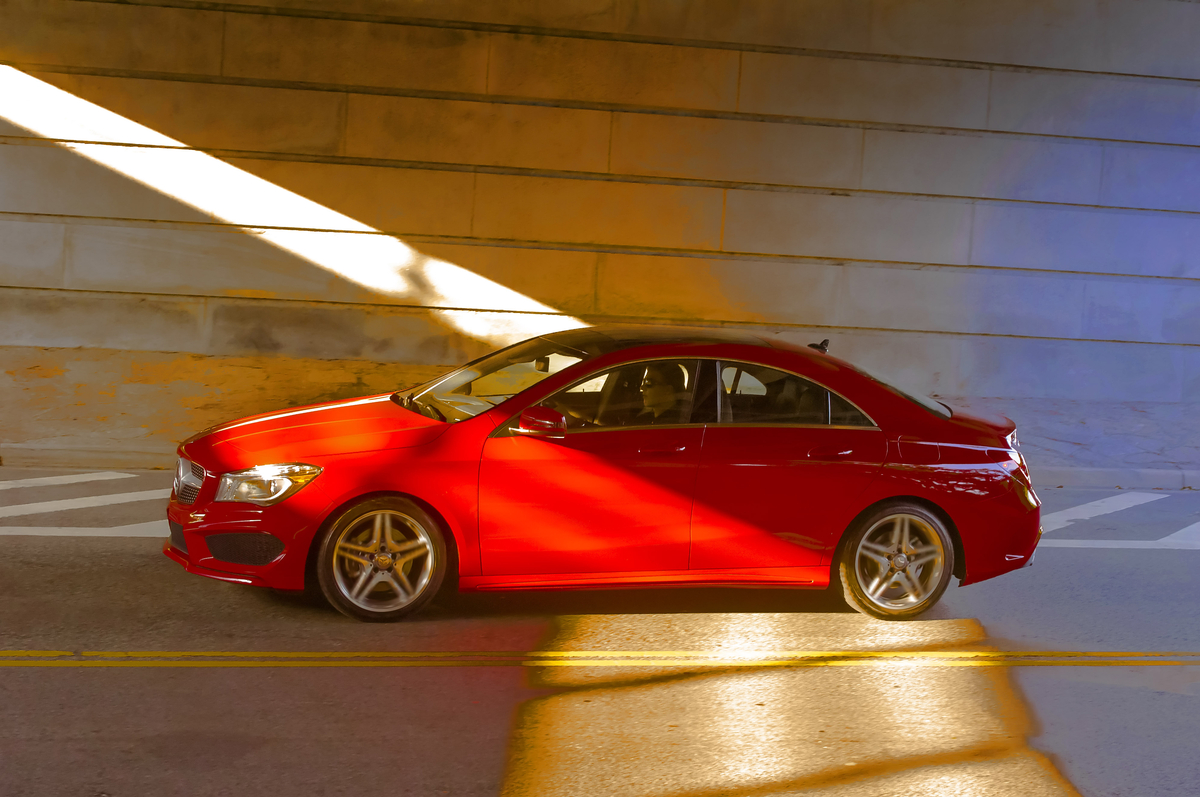 2014 Mercedes-Benz CLA250 red