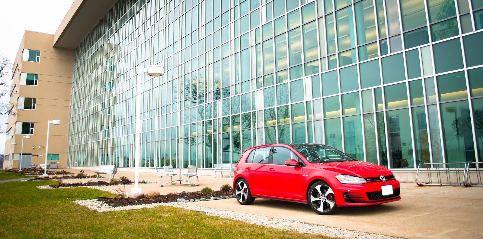 2015 Volkswagen Golf GTI red front