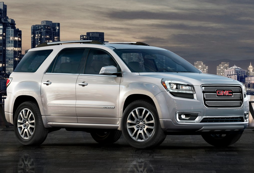 2014 GMC Acadia white