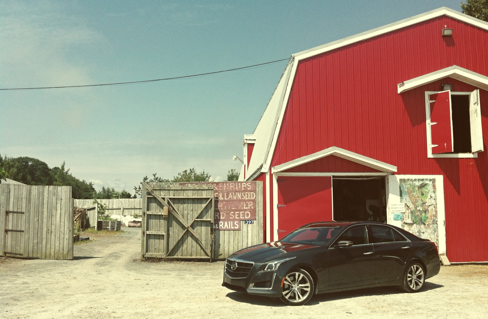 2014 Cadillac CTS V Sport barn