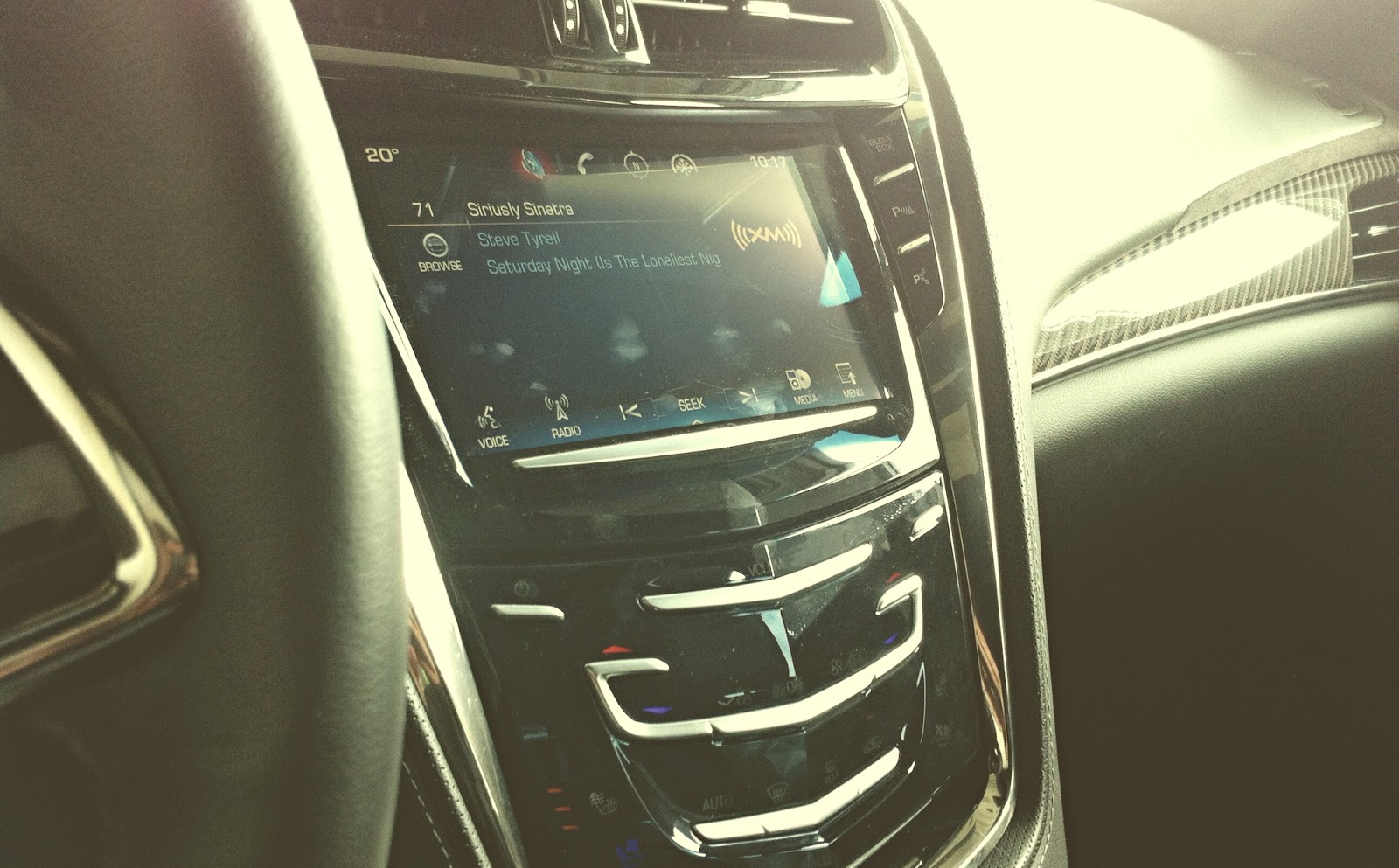 2014 Cadillac CTS control panel