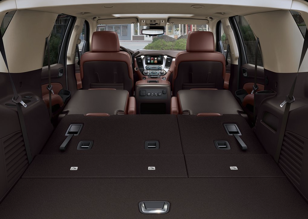 2015 Chevrolet Tahoe seats folded