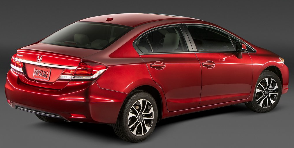 2013 Honda Civic sedan red