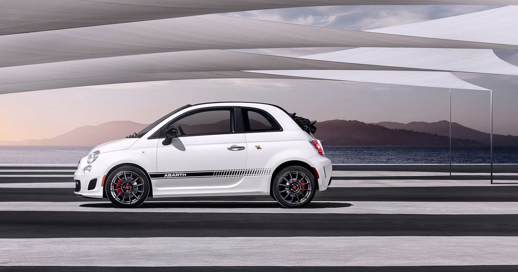 2013 Fiat 500 Abarth white