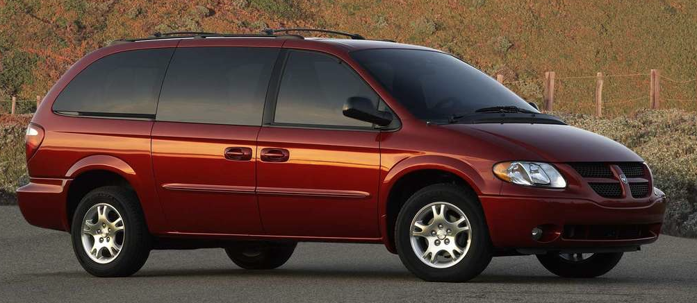 2004 Dodge Grand Caravan SXT red