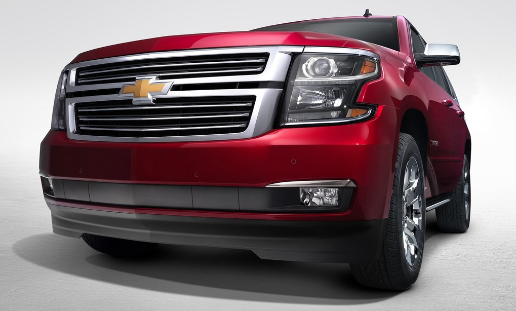 2015 Chevrolet Tahoe red