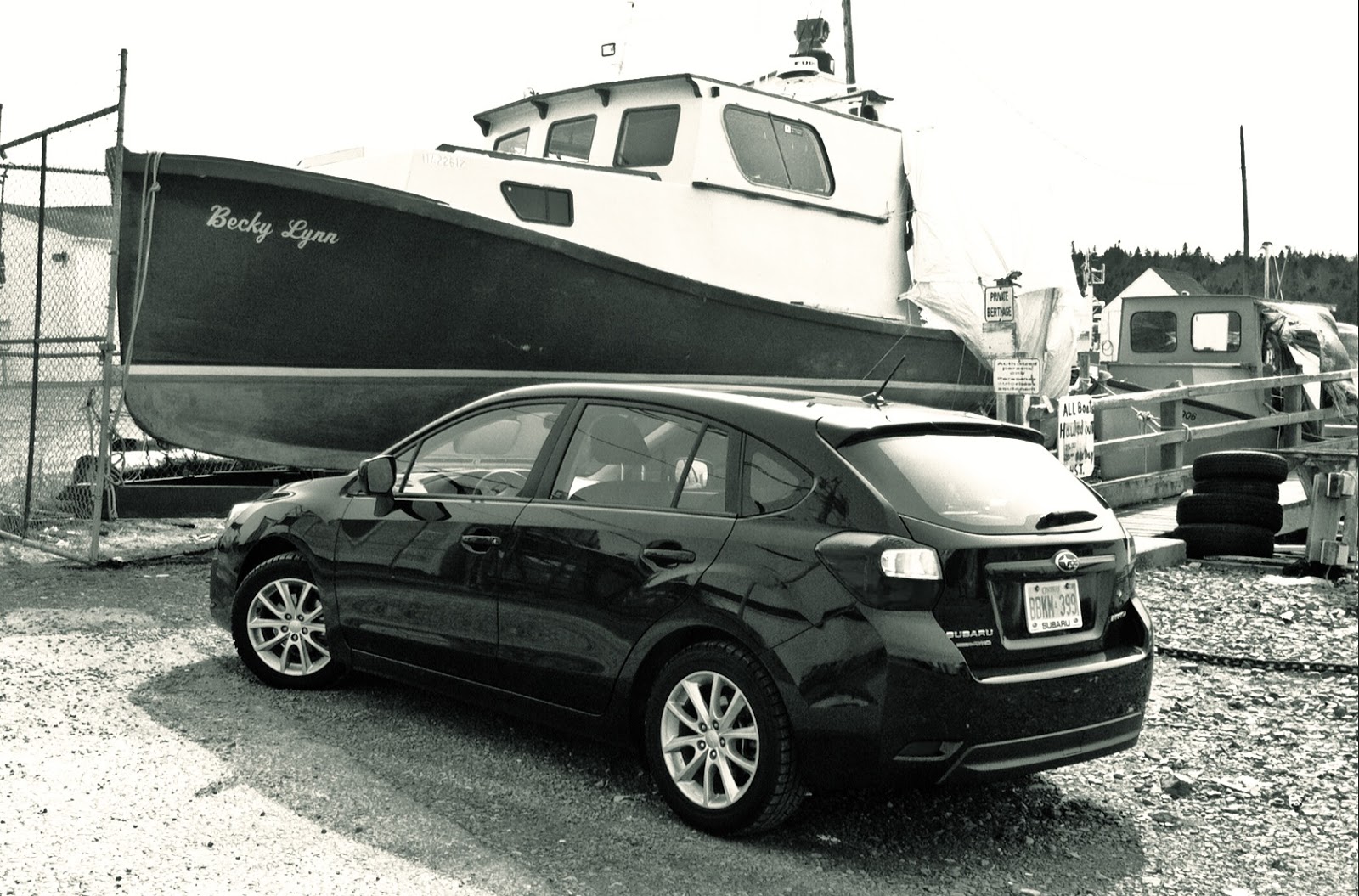 2014 Subaru Impreza hatchback Touring rear