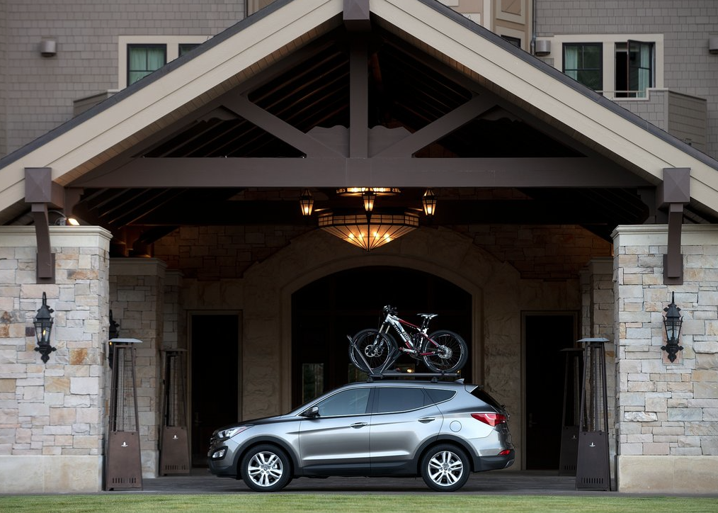 2013 Hyundai Santa Fe Sport bike rack