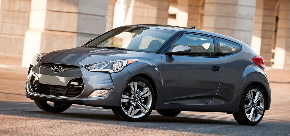 2013 Hyundai Veloster grey